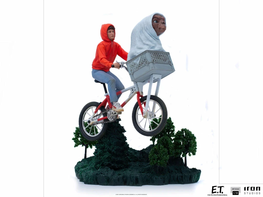 Iron Studios E.T. The Extra-Terrestrial E.T. & Elliot 1/10 Art Scale Limited Edition Statue - Image 5