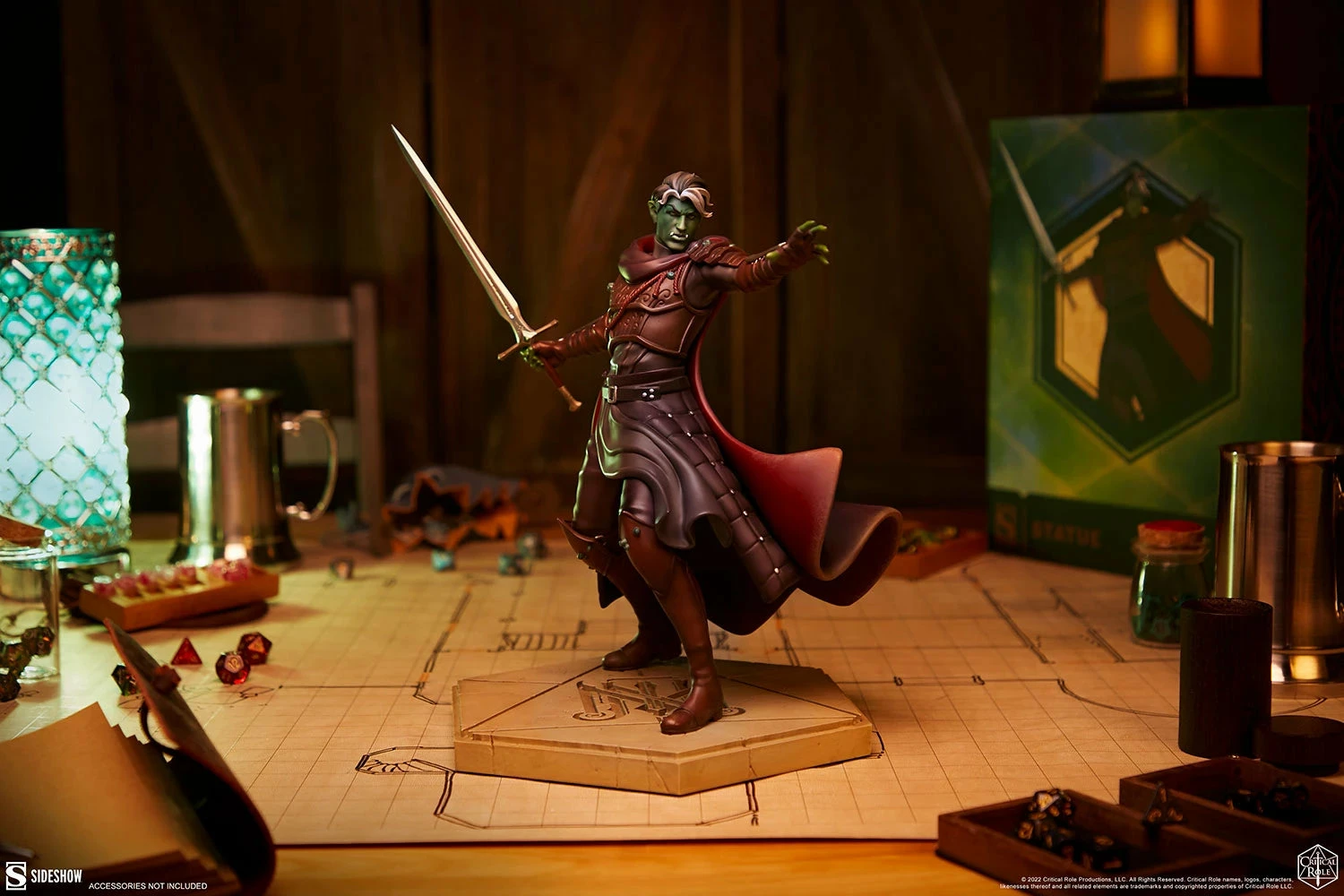 Official Sideshow Collectibles Critical Role Fjord Mighty Nein Statue - Image 5