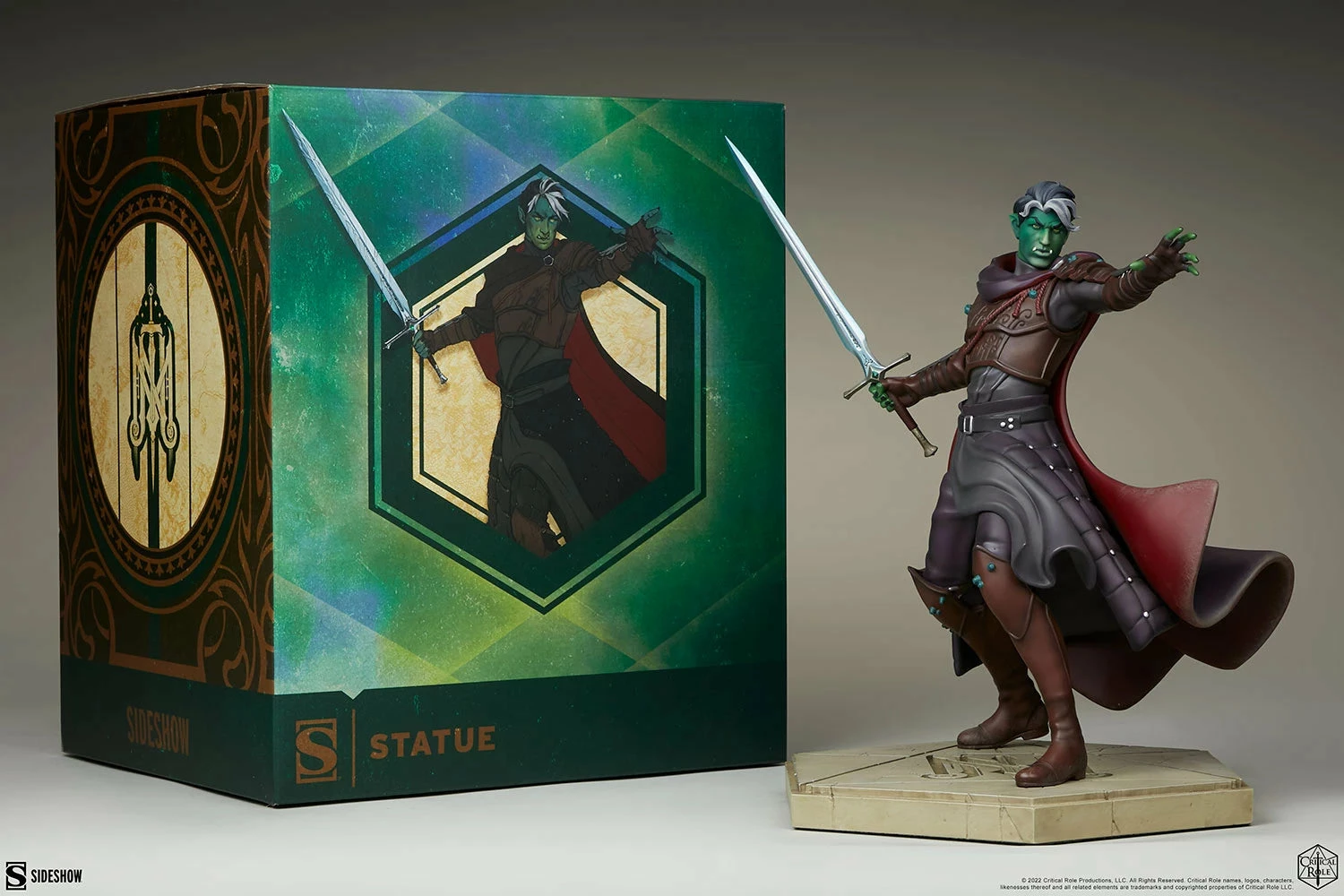 Official Sideshow Collectibles Critical Role Fjord Mighty Nein Statue - Image 16