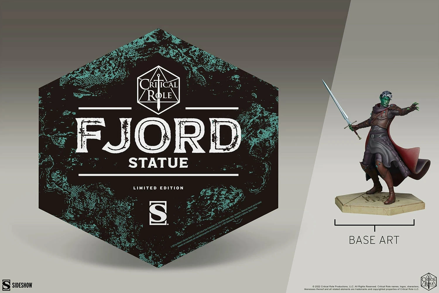 Official Sideshow Collectibles Critical Role Fjord Mighty Nein Statue - Image 20
