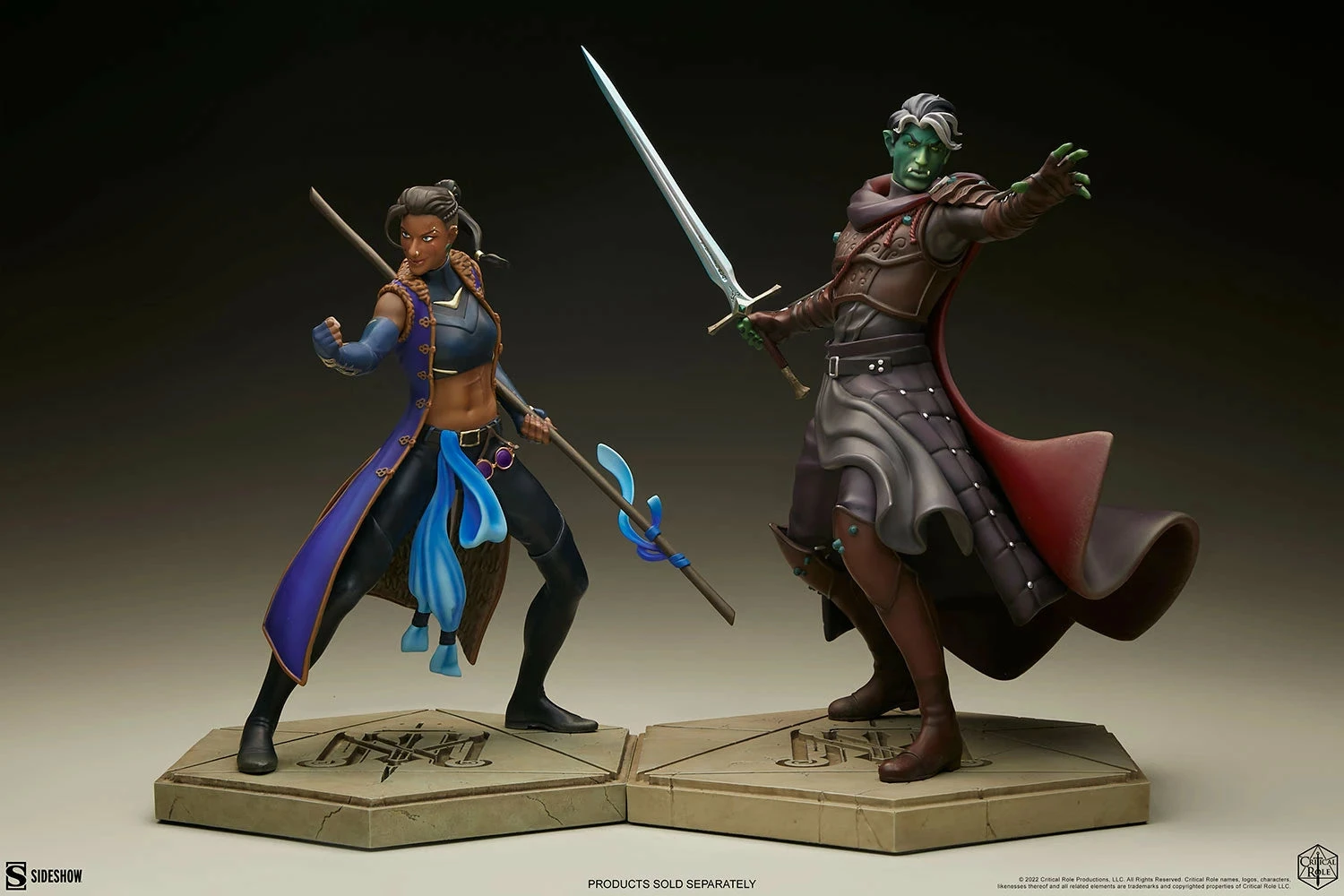 Official Sideshow Collectibles Critical Role Fjord Mighty Nein Statue - Image 17