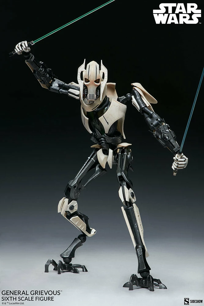 Sideshow Star Wars Action Figure 1/6 Scale General Grievous - Image 20