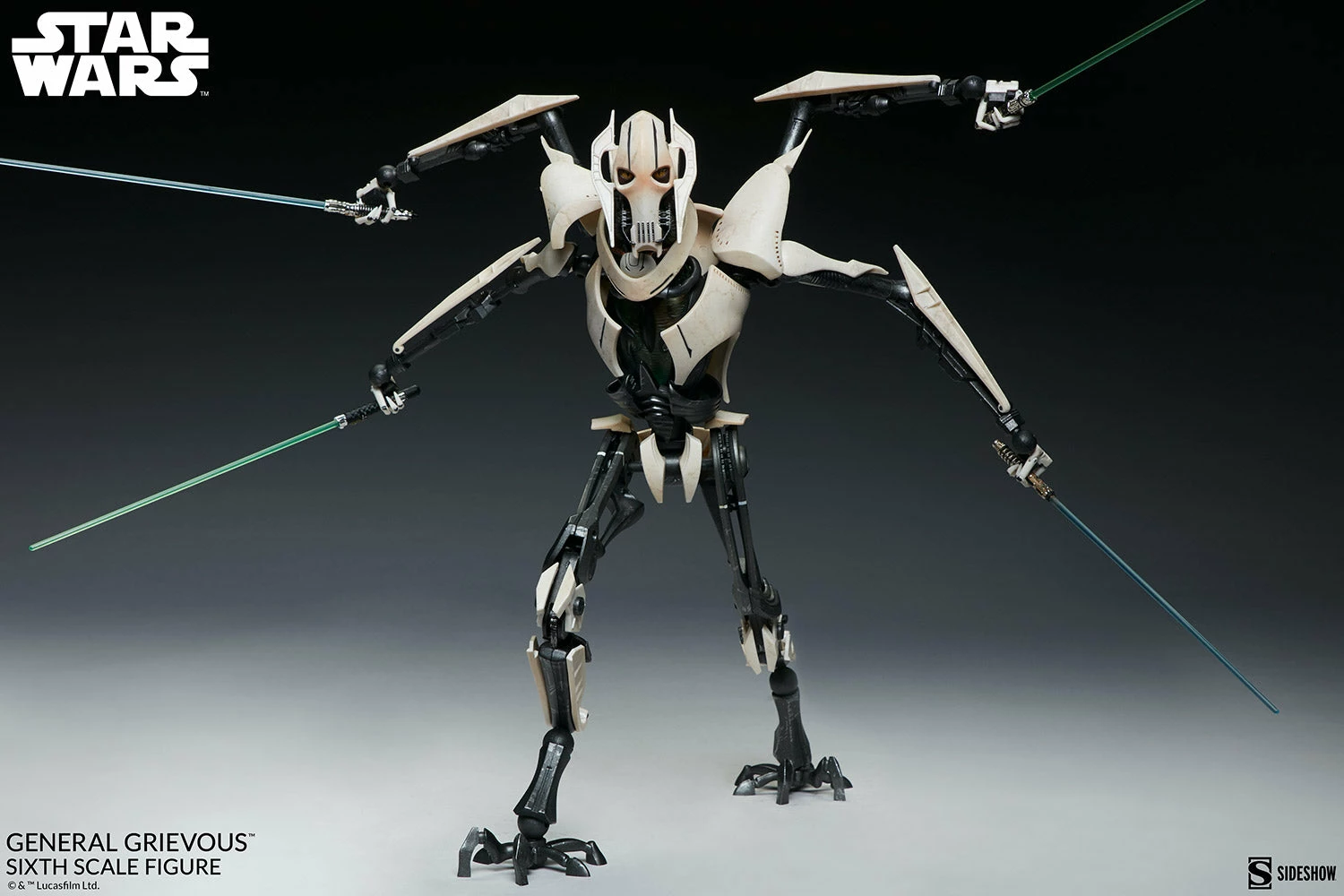 Sideshow Star Wars Action Figure 1/6 Scale General Grievous - Image 19