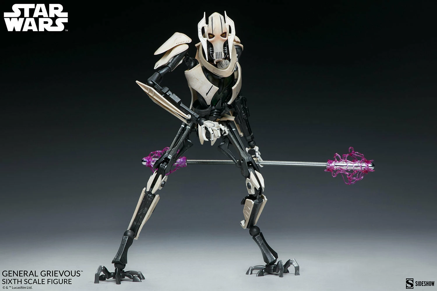Sideshow Star Wars Action Figure 1/6 Scale General Grievous - Image 13