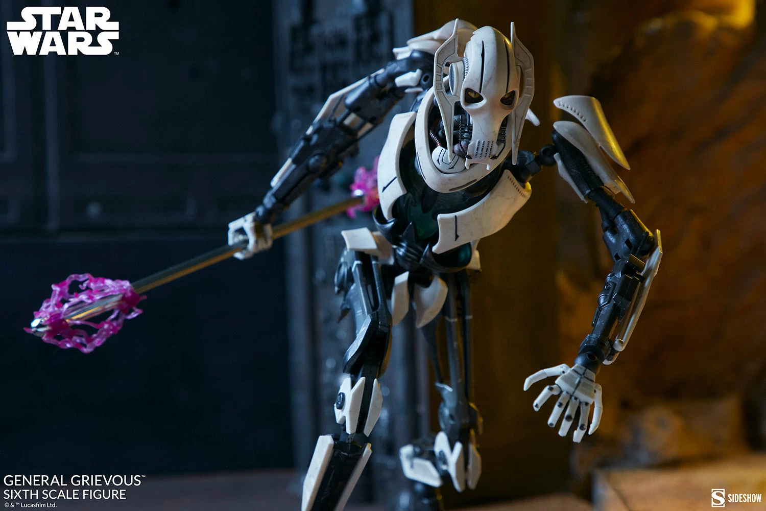 Sideshow Star Wars Action Figure 1/6 Scale General Grievous - Image 6