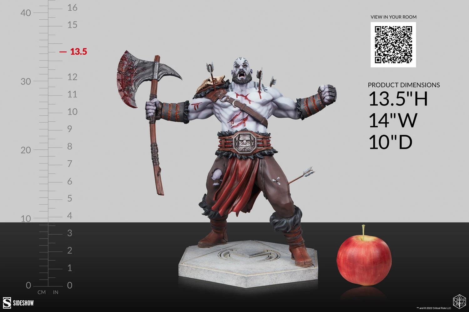 Sideshow Collectibles Critical Role Vox Machina Grog Statue - Image 8