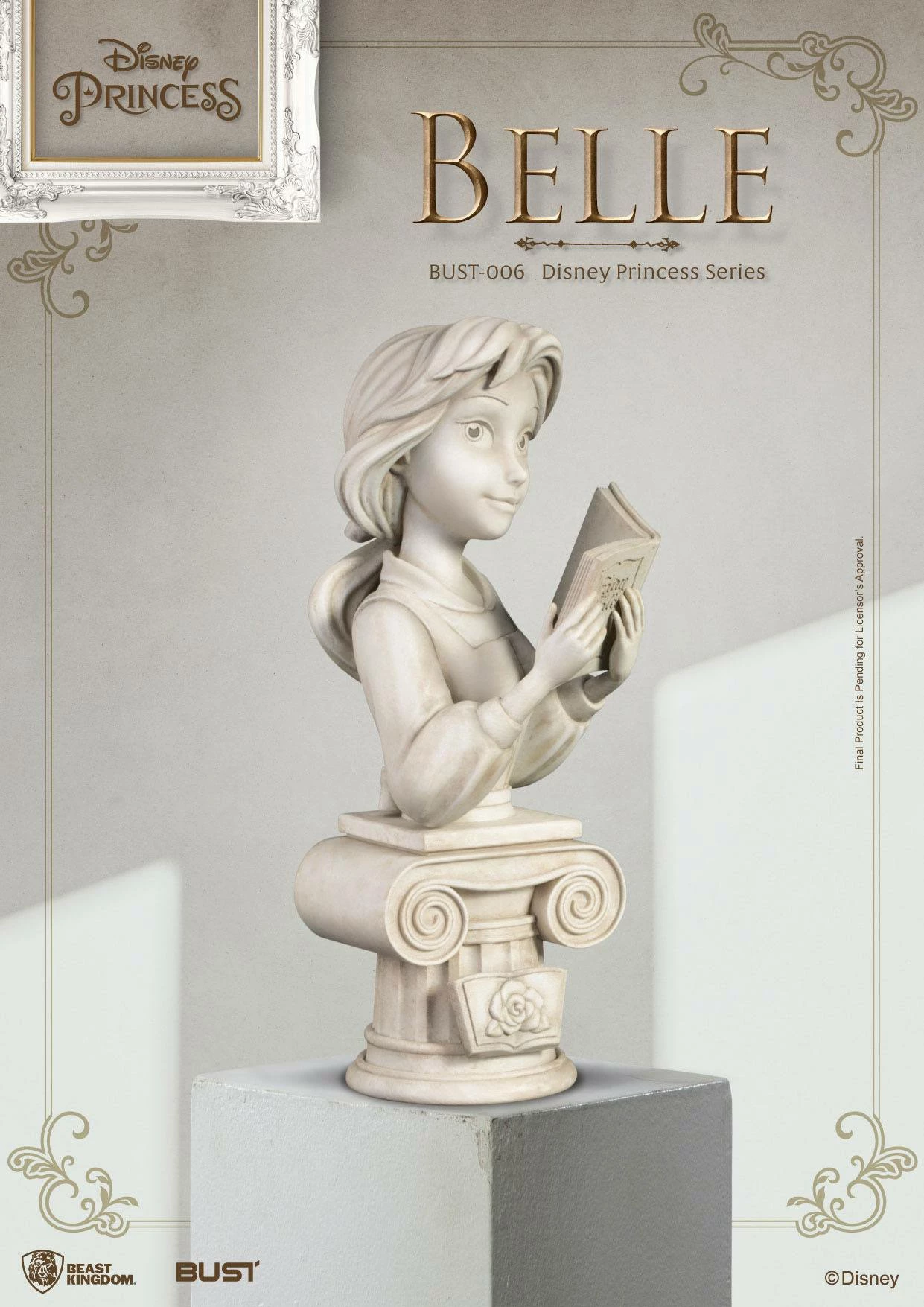 Beast Kingdom Disney Princess Series Belle Bust Statue - Image 2
