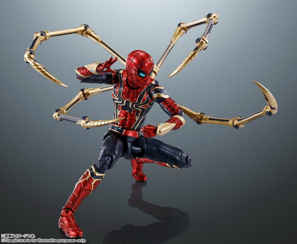 Spider-Man No Way Home S.H.Figuarts Iron-Spider Action Figure - Image 7