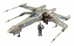Star Wars The Vintage Collection Rogue One: A Star Wars Story Antoc Merrickās X-Wing Fighter Vehicle With Action Figure