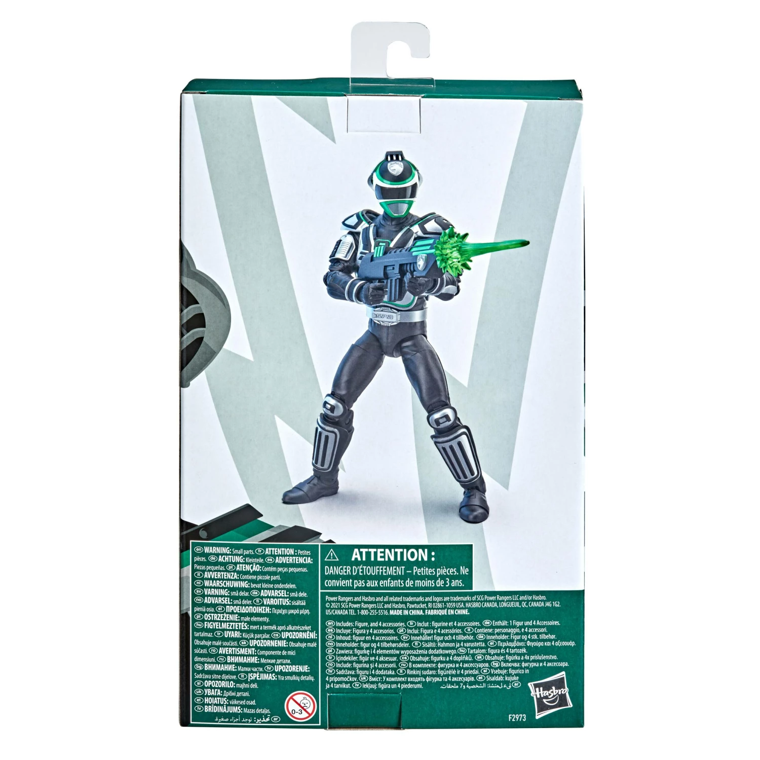 Power Rangers Lightning Collection S.P.D. A-Squad Green Ranger Figure - Image 6