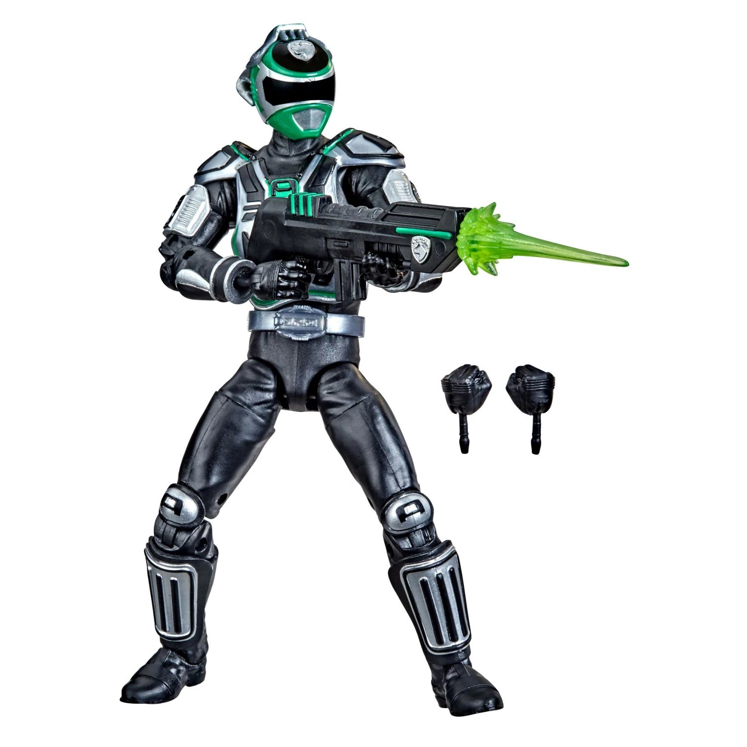 Power Rangers Lightning Collection S.P.D. A-Squad Green Ranger Figure - Image 7