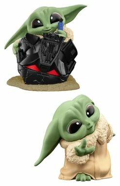 Star Wars The Bounty Collection Series 5 Grogu Figure In Helmet & Peek-A-Boo 2 Pack Bundle