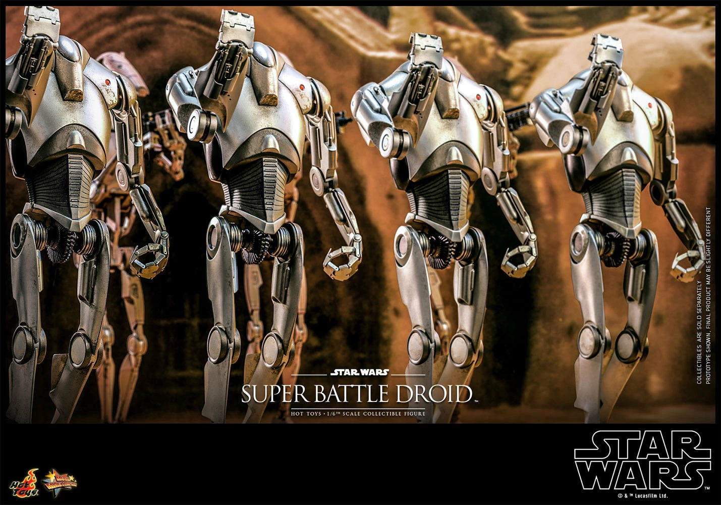 Hot Toys Star Wars Attack Of The Clones 20th Anniversary 1/6 Scale Super Battle Droid - Image 10