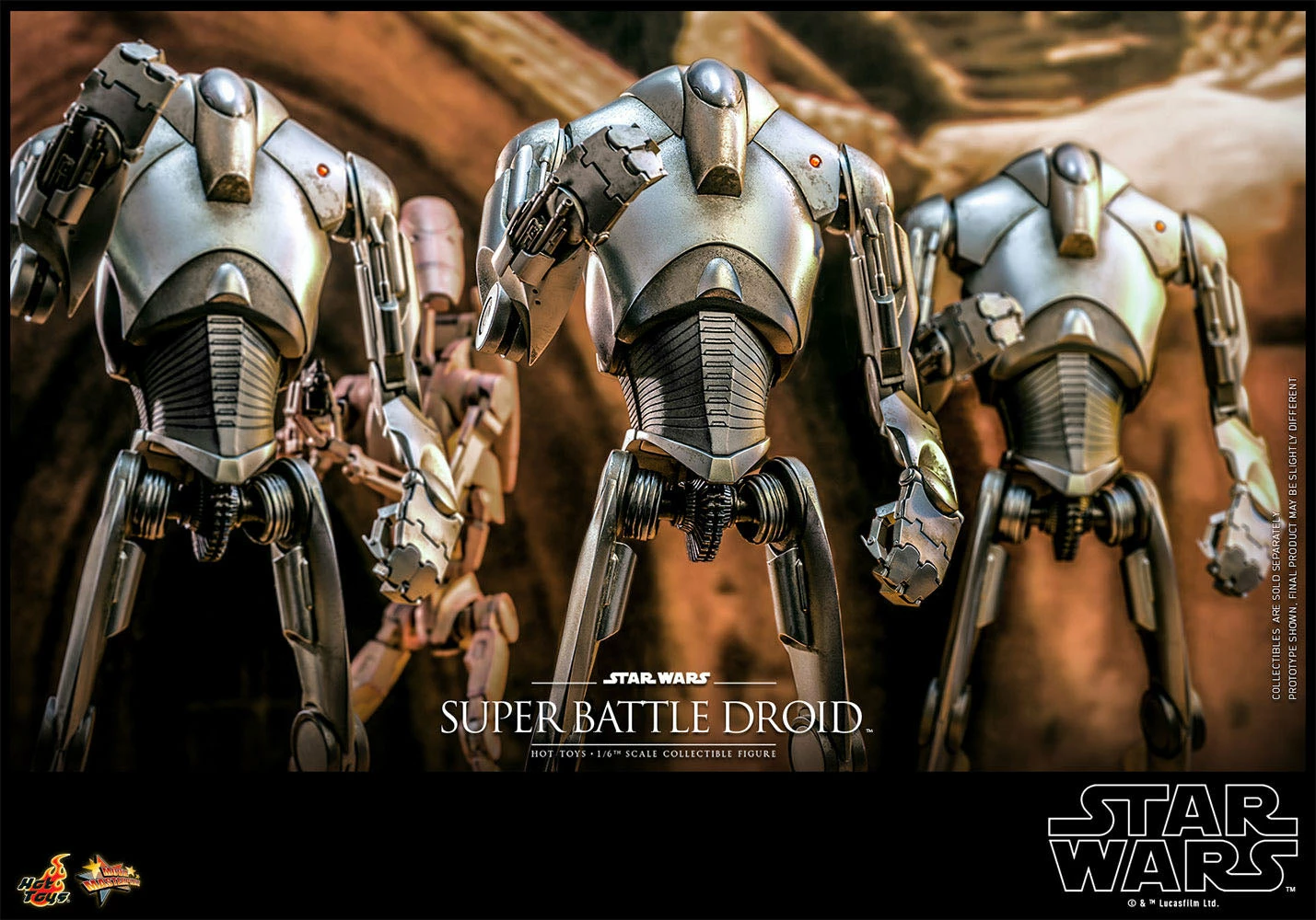 Hot Toys Star Wars Attack Of The Clones 20th Anniversary 1/6 Scale Super Battle Droid - Image 11