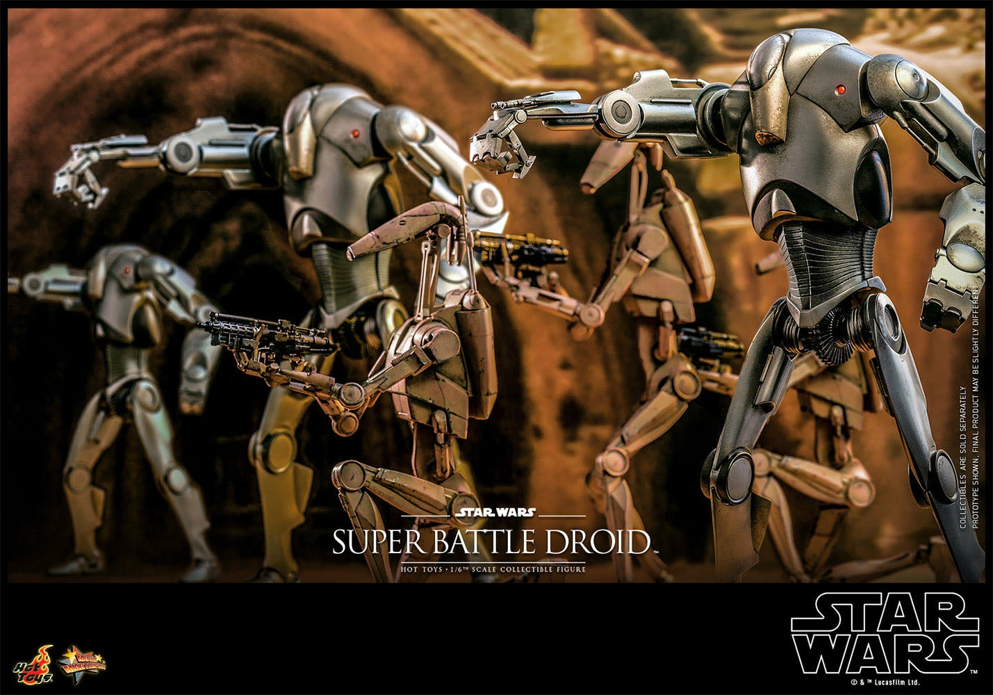 Hot Toys Star Wars Attack Of The Clones 20th Anniversary 1/6 Scale Super Battle Droid - Image 12