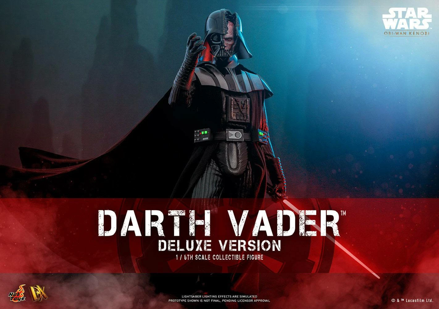 Hot Toys 1/6th Scale Star Wars: Obi-Wan Kenobi Darth Vader (Deluxe Version)