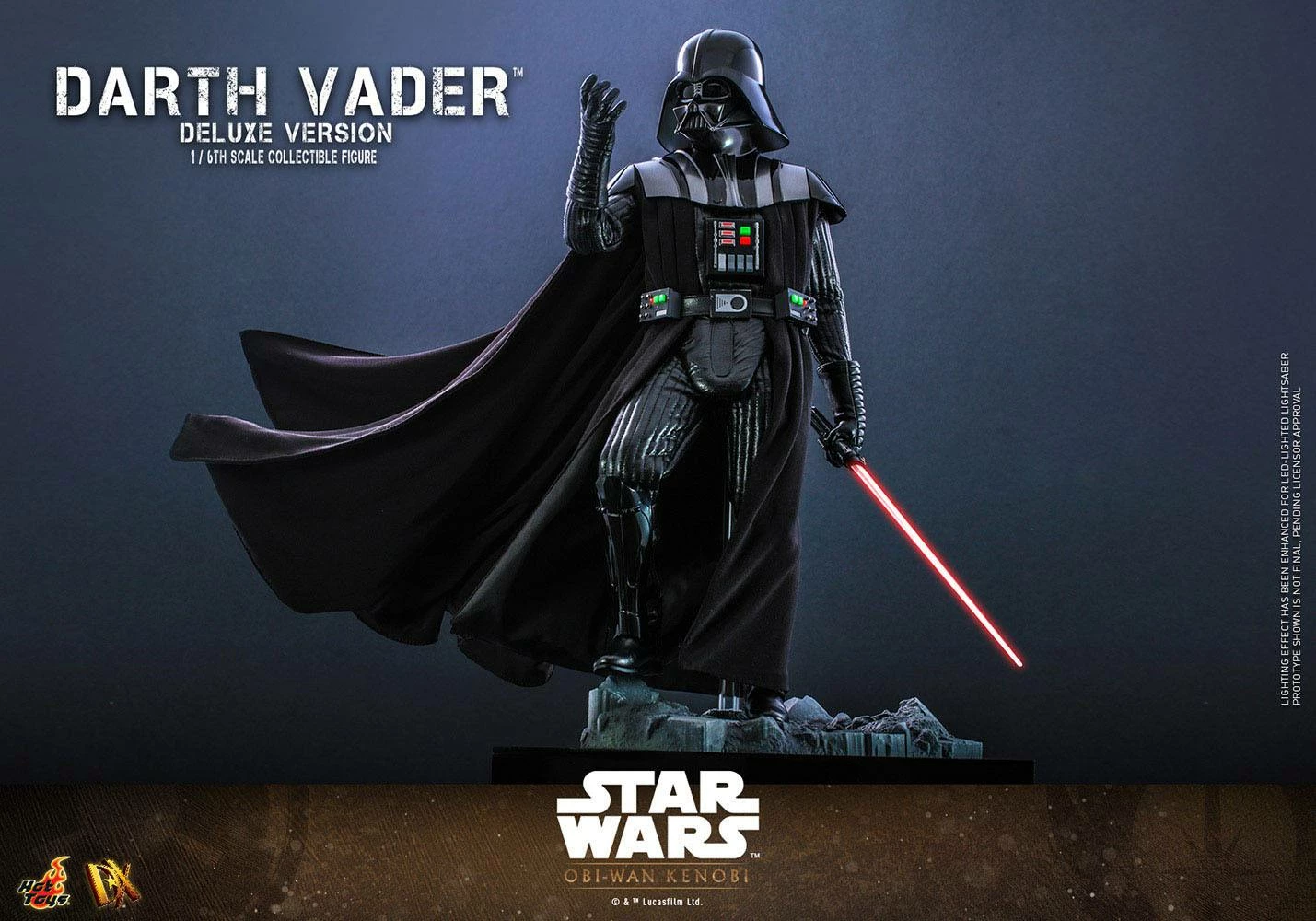 Hot Toys 1/6th Scale Star Wars: Obi-Wan Kenobi Darth Vader (Deluxe Version) - Image 10