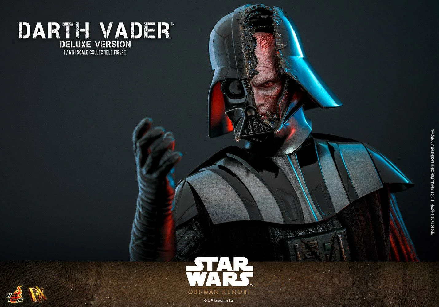 Hot Toys 1/6th Scale Star Wars: Obi-Wan Kenobi Darth Vader (Deluxe Version) - Image 14