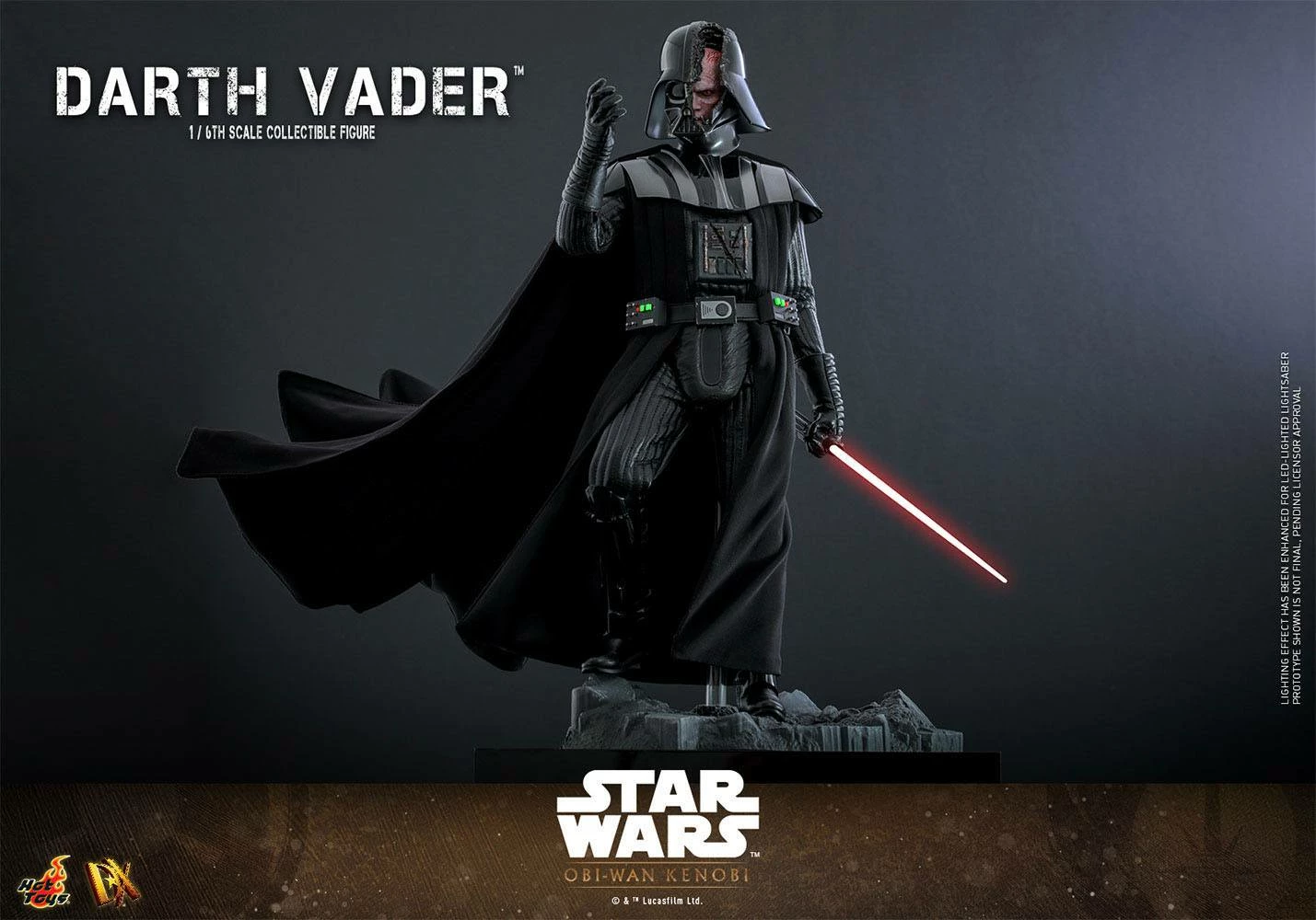 Hot Toys 1/6th Scale Star Wars: Obi-Wan Kenobi Darth Vader (Standard Version) - Image 11
