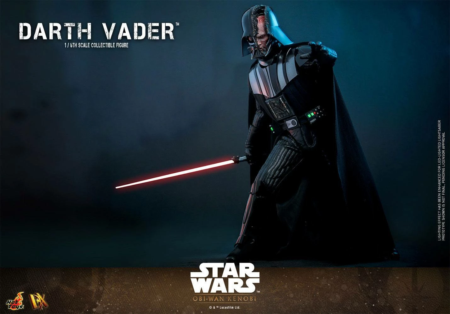 Hot Toys 1/6th Scale Star Wars: Obi-Wan Kenobi Darth Vader (Standard Version) - Image 12