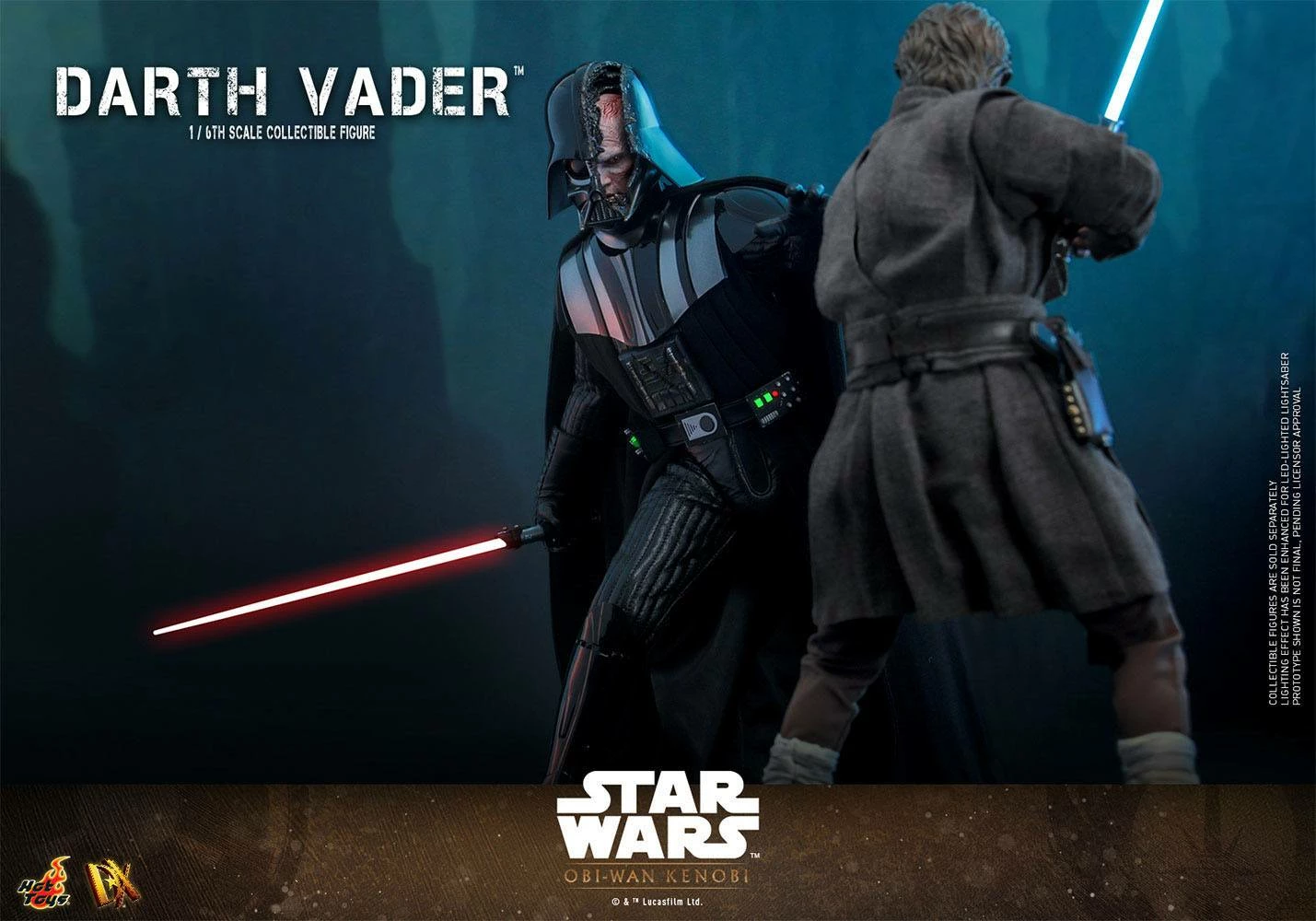 Hot Toys 1/6th Scale Star Wars: Obi-Wan Kenobi Darth Vader (Standard Version) - Image 13