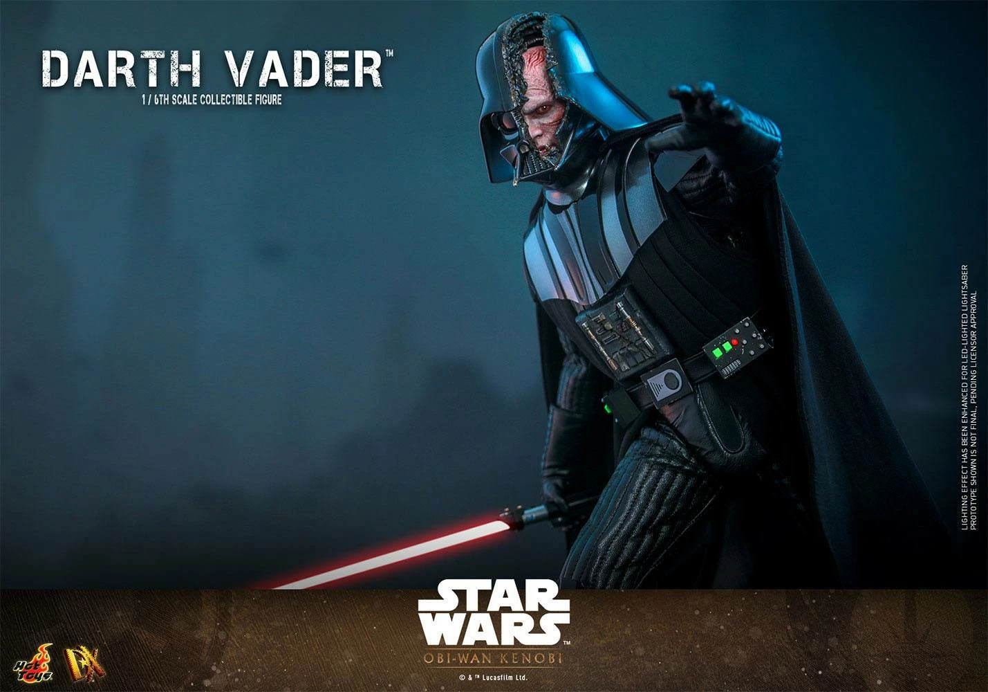 Hot Toys 1/6th Scale Star Wars: Obi-Wan Kenobi Darth Vader (Standard Version) - Image 15