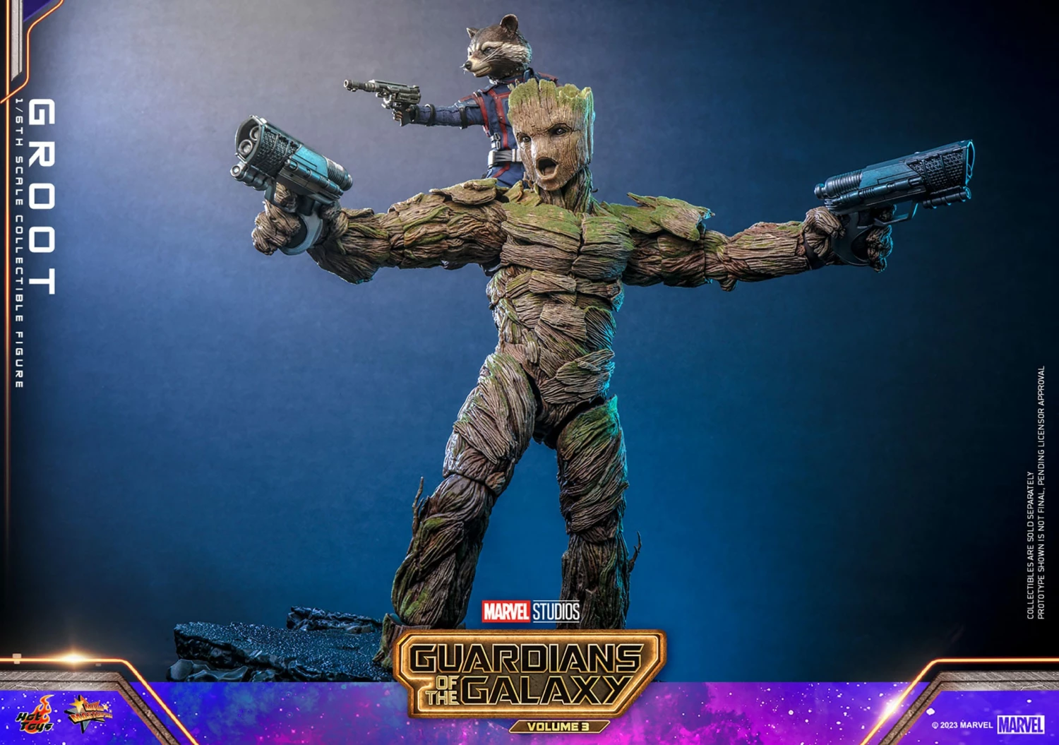 Hot Toys Guardians Of The Galaxy Vol. 3 Groot 1/6th Scale Figure - Image 13