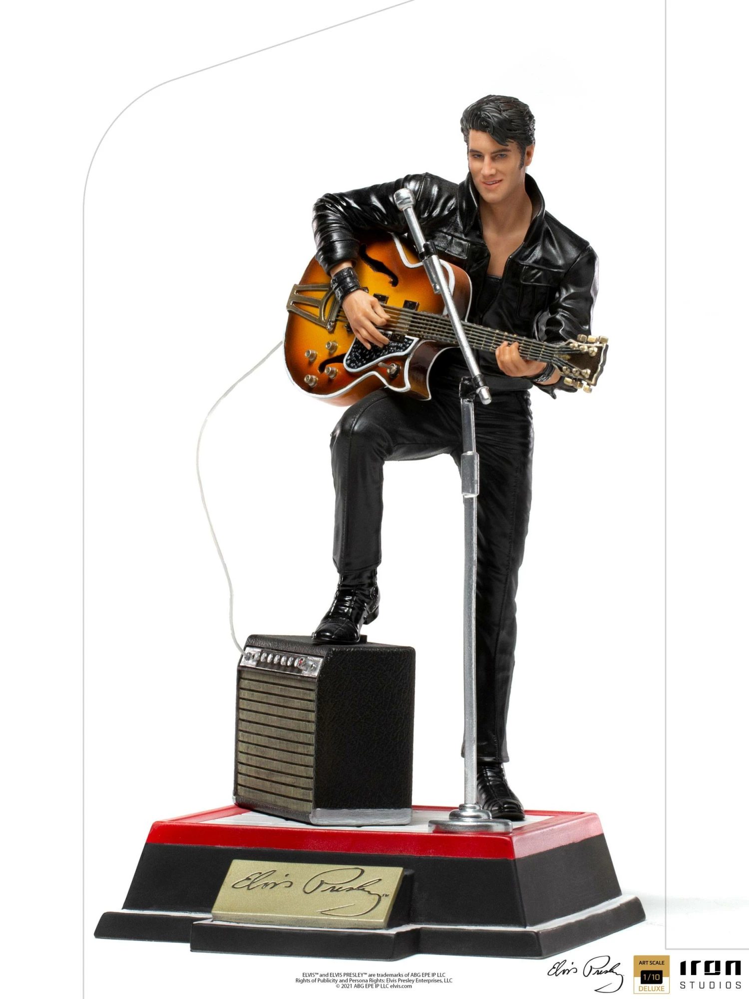 Iron Studios Deluxe Art 1/10 Scale Statue Elvis Presley Comeback Special - Image 15