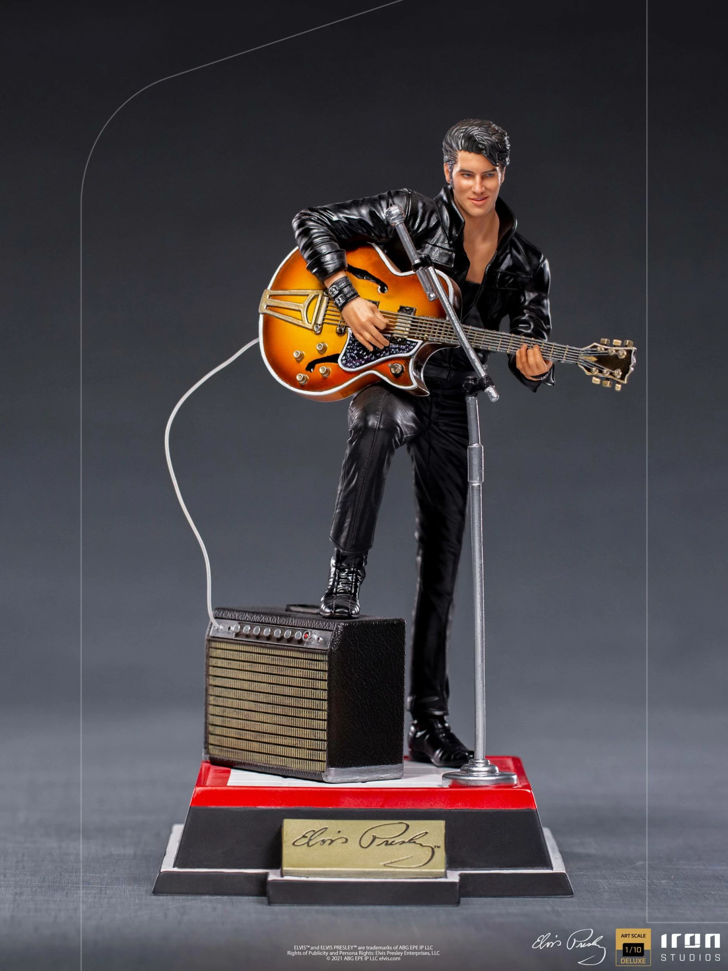 Iron Studios Deluxe Art 1/10 Scale Statue Elvis Presley Comeback Special - Image 2