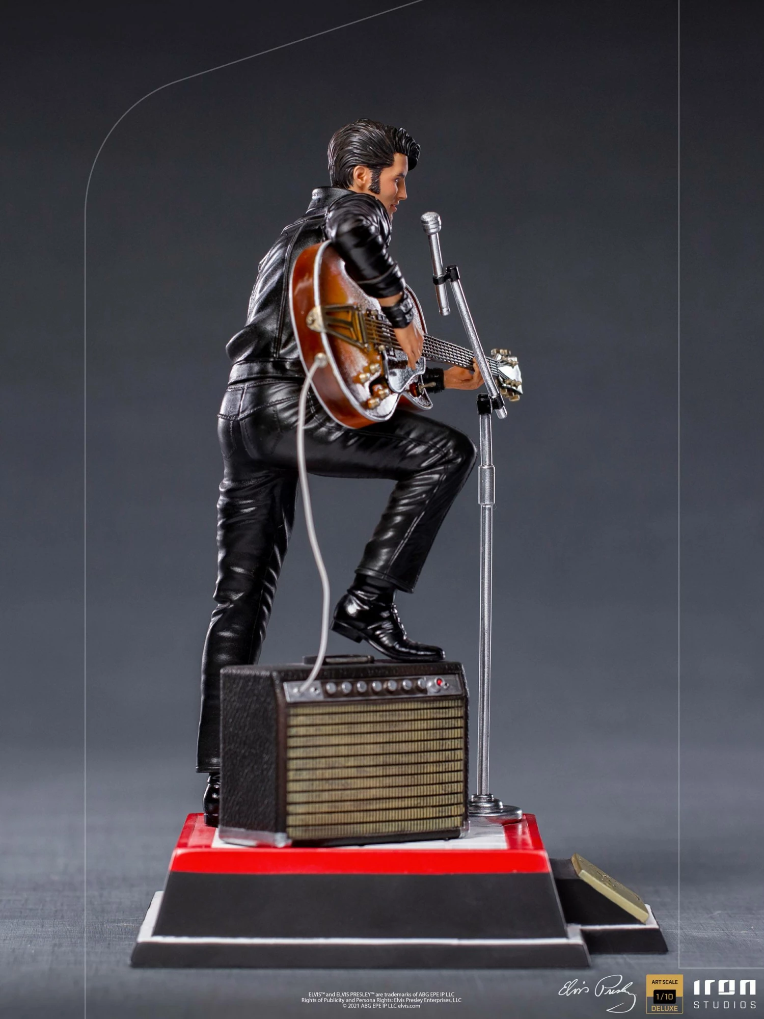 Iron Studios Deluxe Art 1/10 Scale Statue Elvis Presley Comeback Special - Image 4