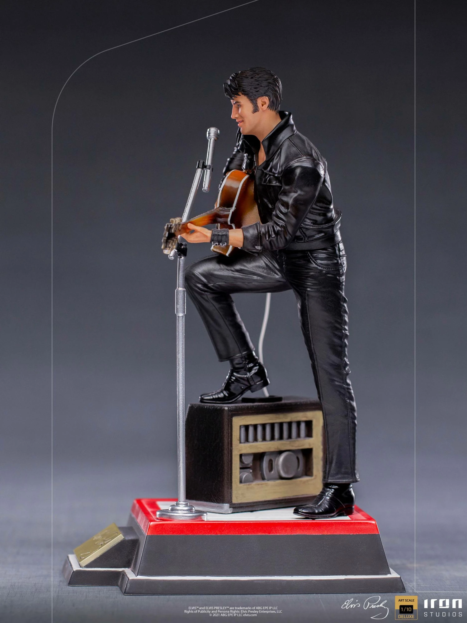 Iron Studios Deluxe Art 1/10 Scale Statue Elvis Presley Comeback Special - Image 6