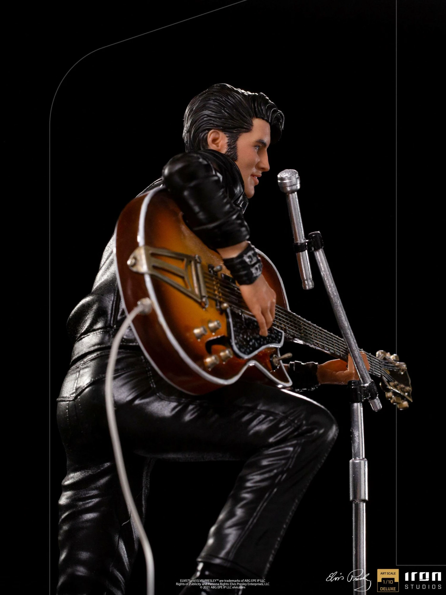 Iron Studios Deluxe Art 1/10 Scale Statue Elvis Presley Comeback Special - Image 8