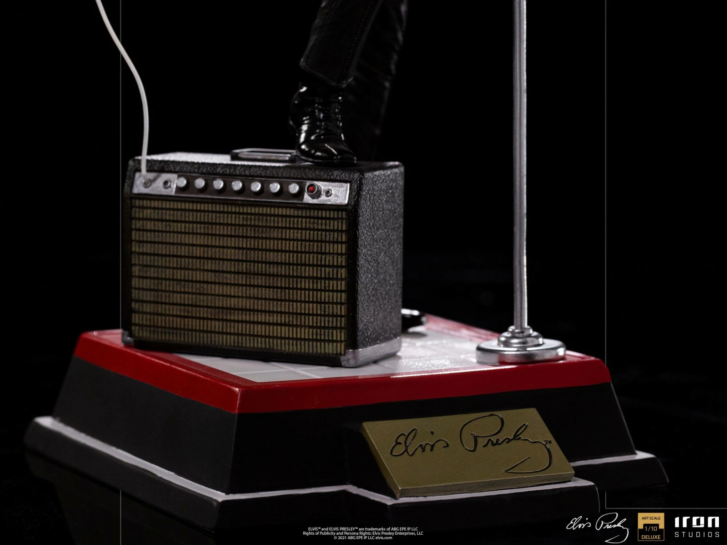 Iron Studios Deluxe Art 1/10 Scale Statue Elvis Presley Comeback Special - Image 11