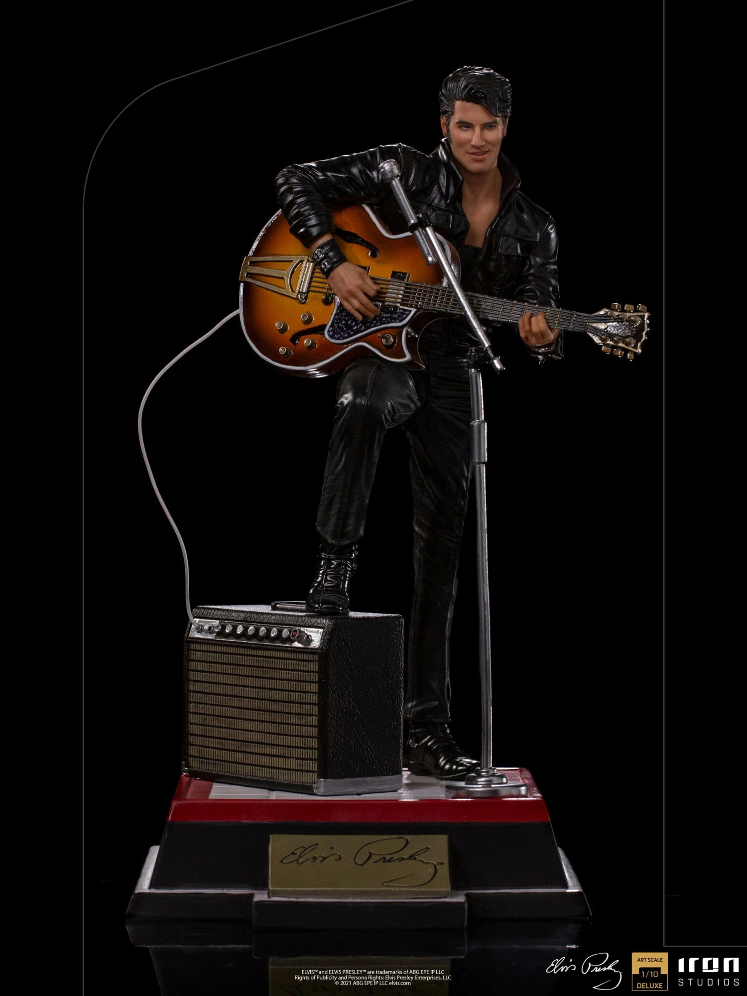 Iron Studios Deluxe Art 1/10 Scale Statue Elvis Presley Comeback Special - Image 12
