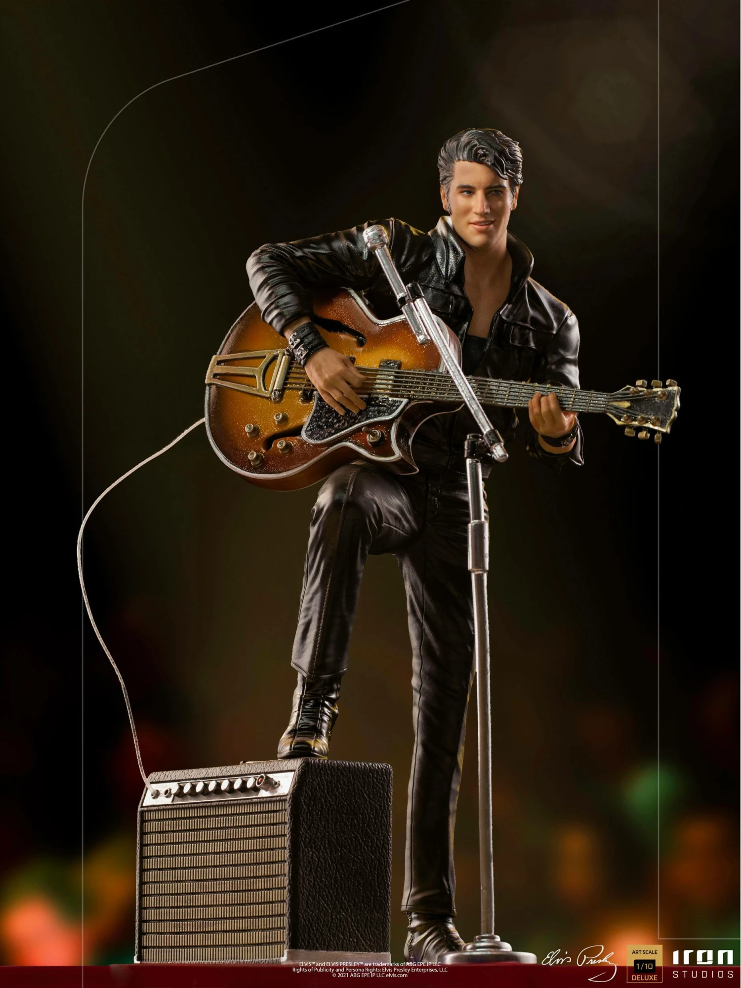 Iron Studios Deluxe Art 1/10 Scale Statue Elvis Presley Comeback Special - Image 13