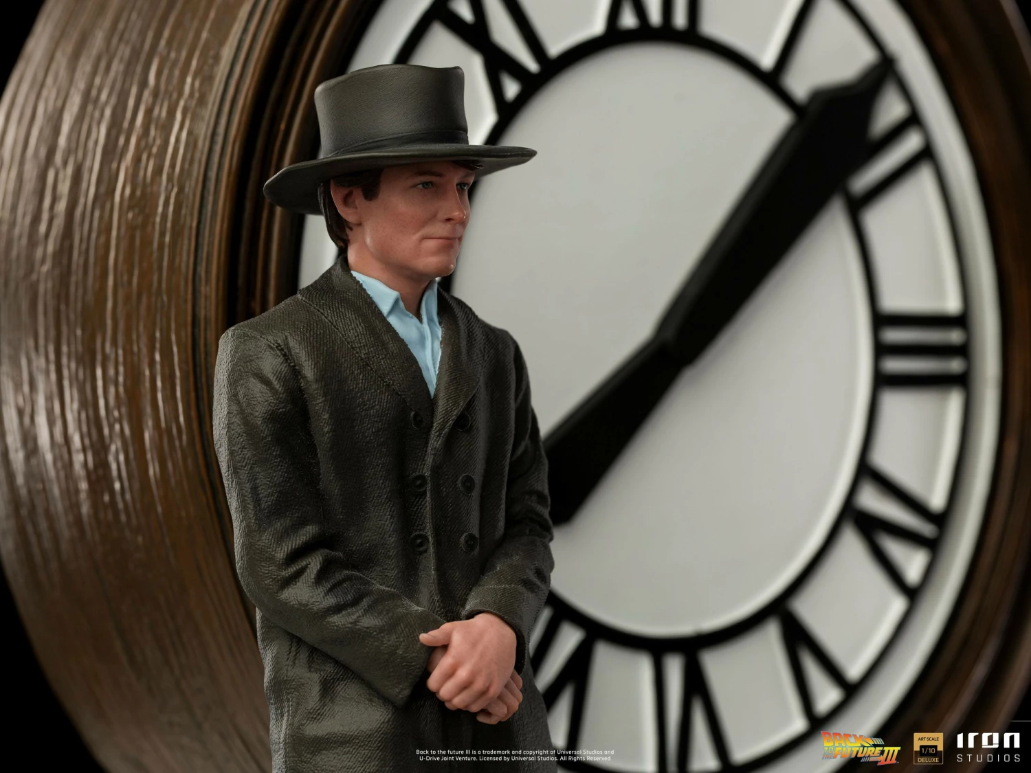 Iron Studios Back To The Future III Deluxe Art Scale Statue 1/10 Marty And Doc At The Clock - Image 9