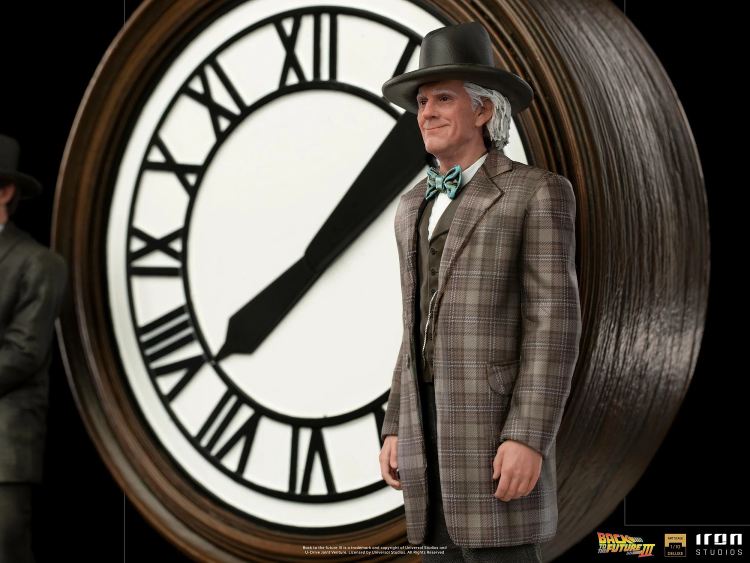 Iron Studios Back To The Future III Deluxe Art Scale Statue 1/10 Marty And Doc At The Clock - Image 10