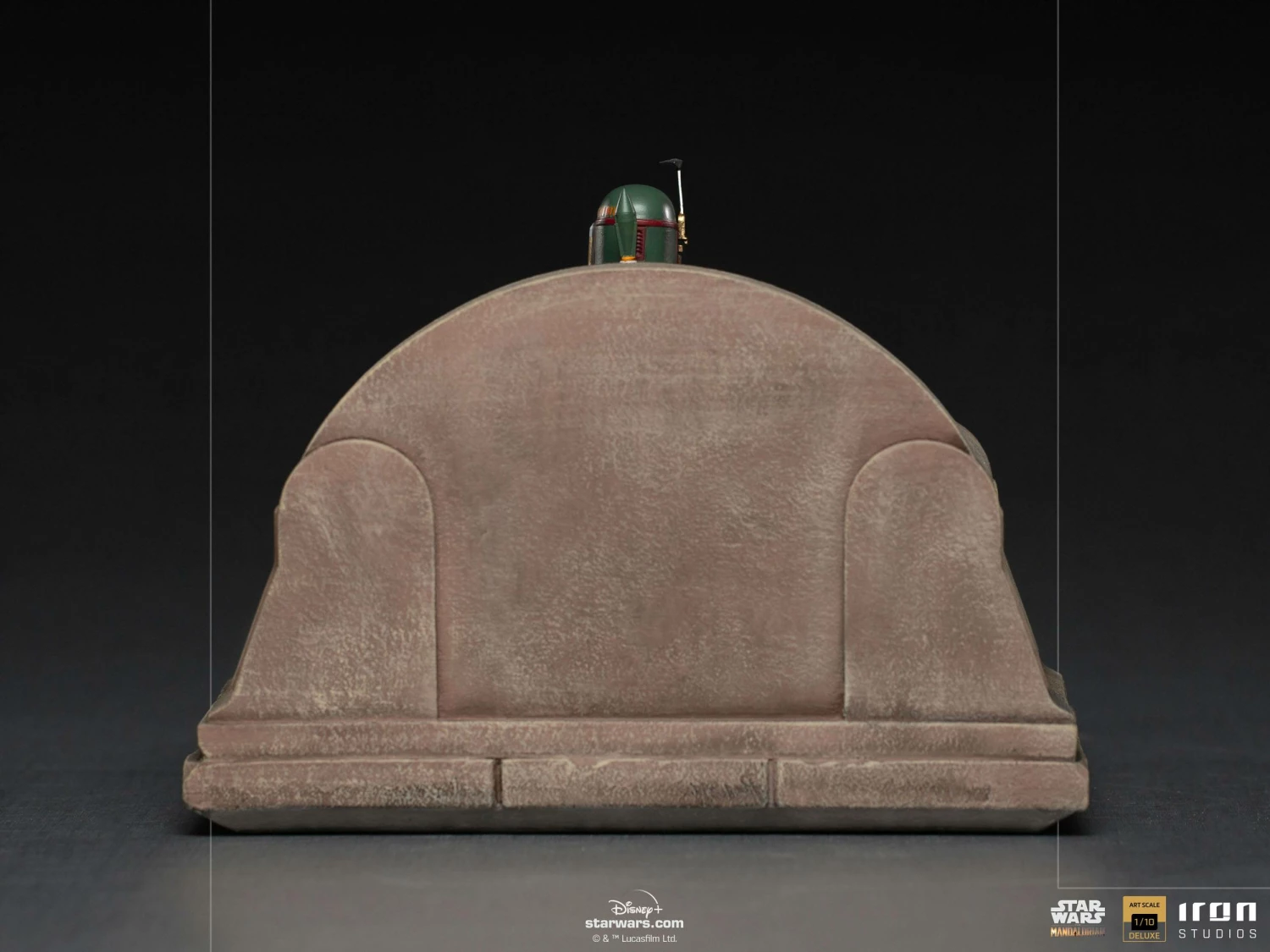 Iron Studios Star Wars The Mandalorian 1/10 Deluxe Art Scale Statue Boba Fett On Throne - Image 5