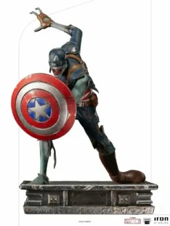 Iron Studios Marvel What If...? Zombie Captain America 1/10 Art Scale Statue
