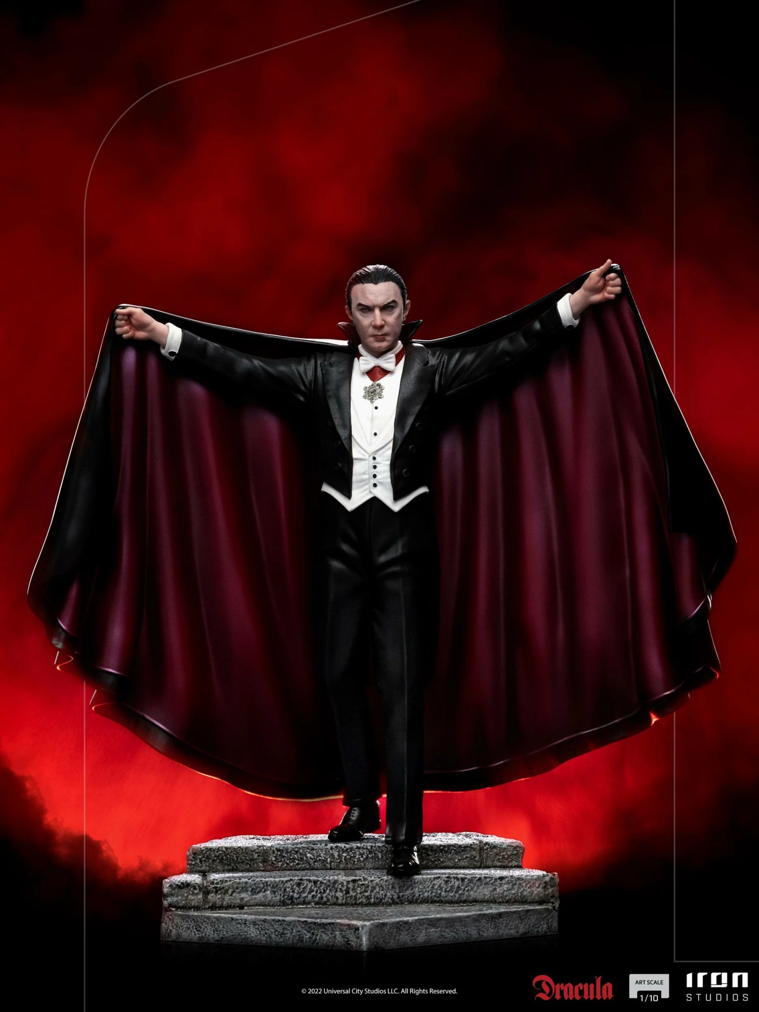 Iron Studios Universal Monsters Dracula (Bela Lugosi) 1/10 Art Scale Limited Edition Statue - Image 3