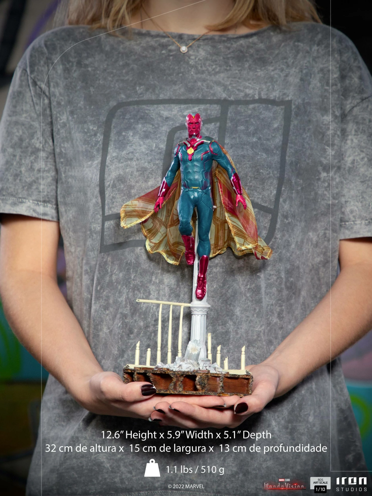 Iron Studios 1/10 Art Scale Statue WandaVision - Vision - Image 3