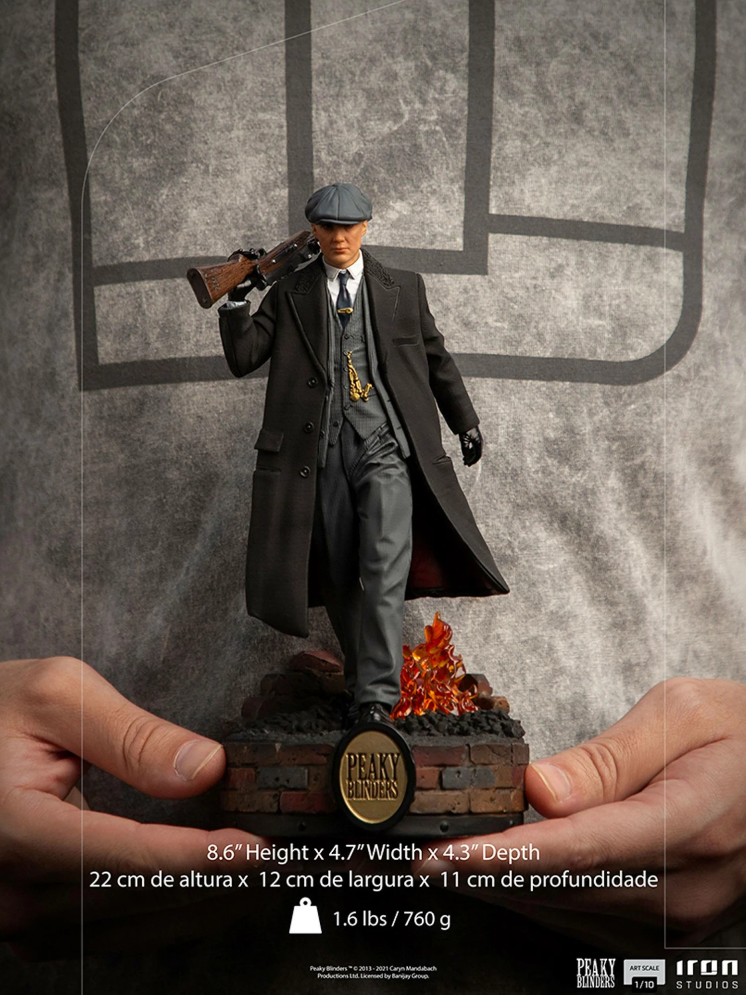 Iron Studios 1/10 Art Scale Statue Peaky Blinders Thomas Shelby - Image 2