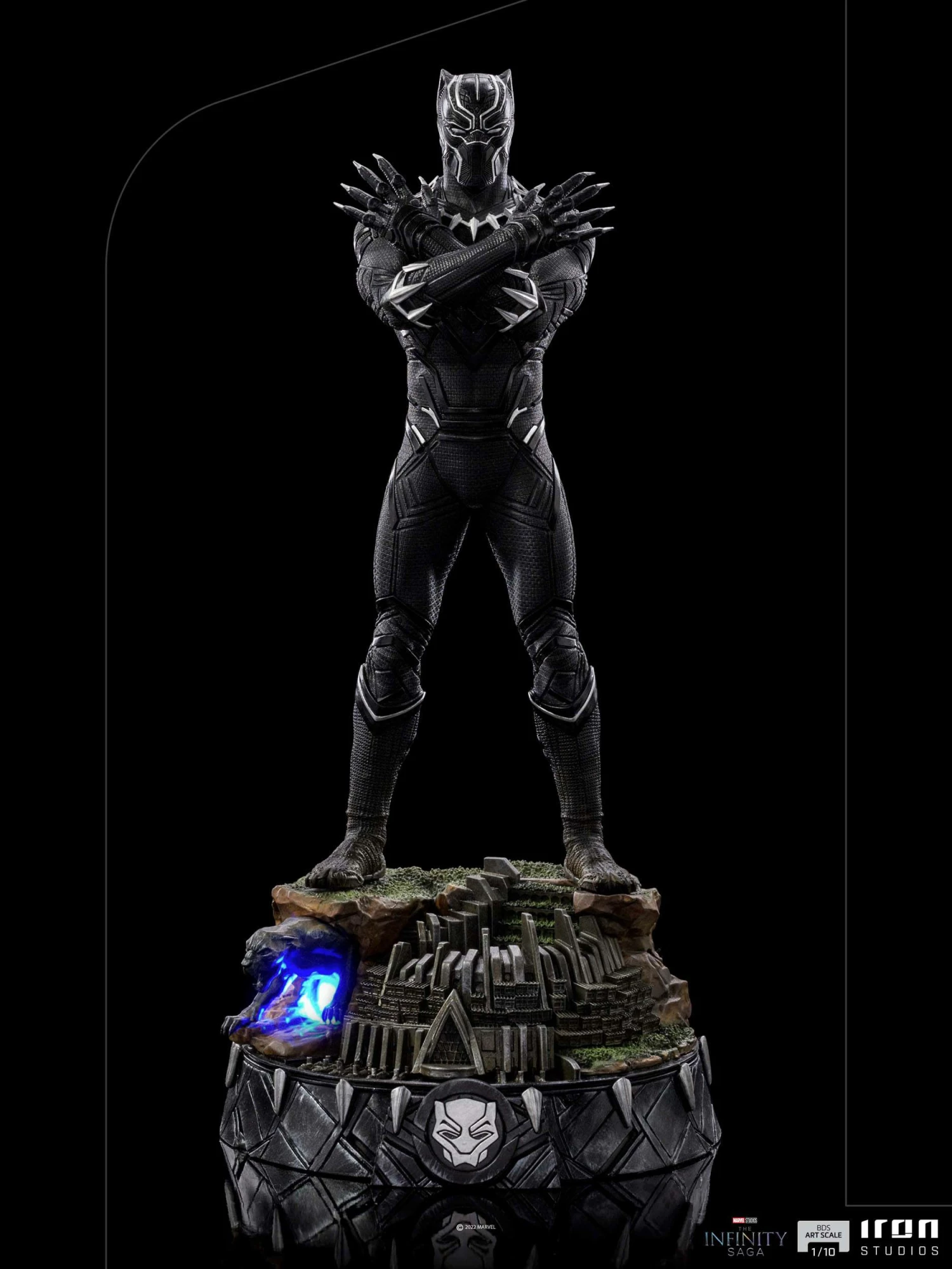 Iron Studios Infinity Saga Black Panther 1/10 Deluxe Art Scale Limited Edition Statue - Image 4