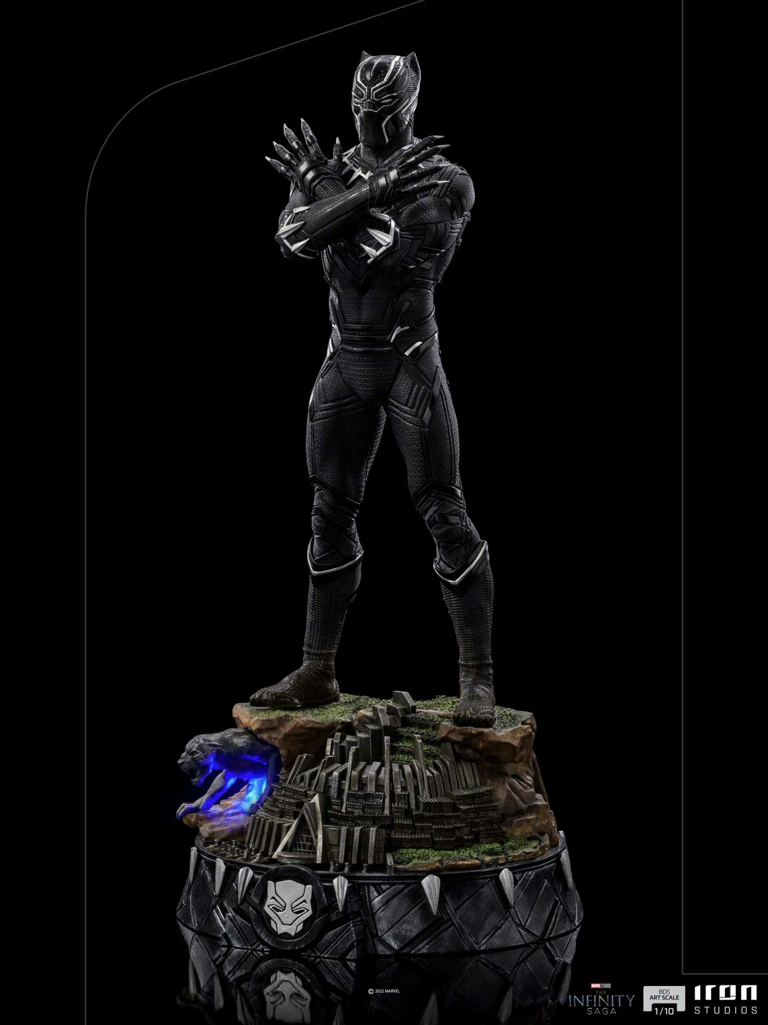 Iron Studios Infinity Saga Black Panther 1/10 Deluxe Art Scale Limited Edition Statue - Image 5