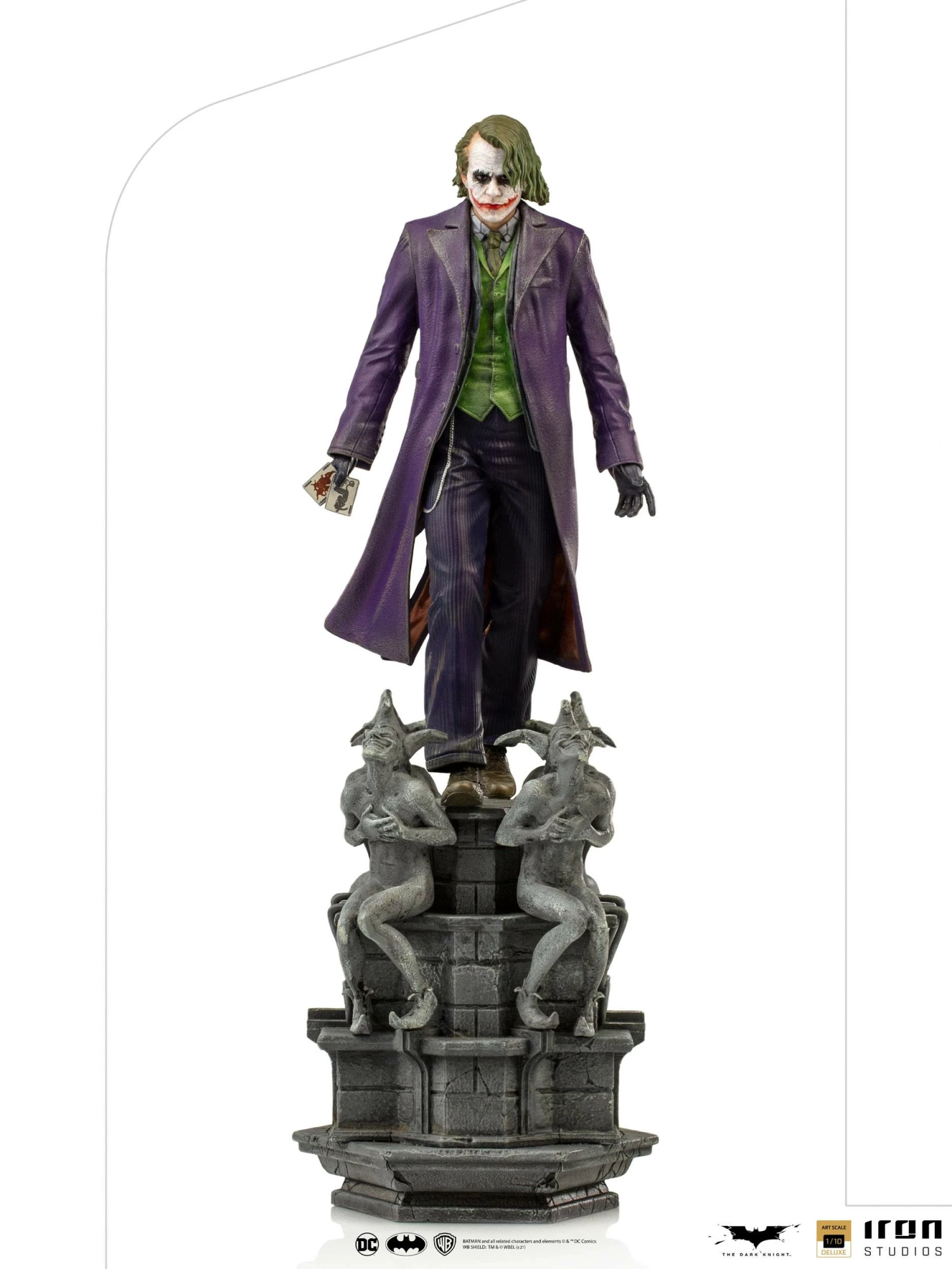 Iron Studios The Dark Knight Deluxe 1/10 Scale Statue The Joker *Exclusive