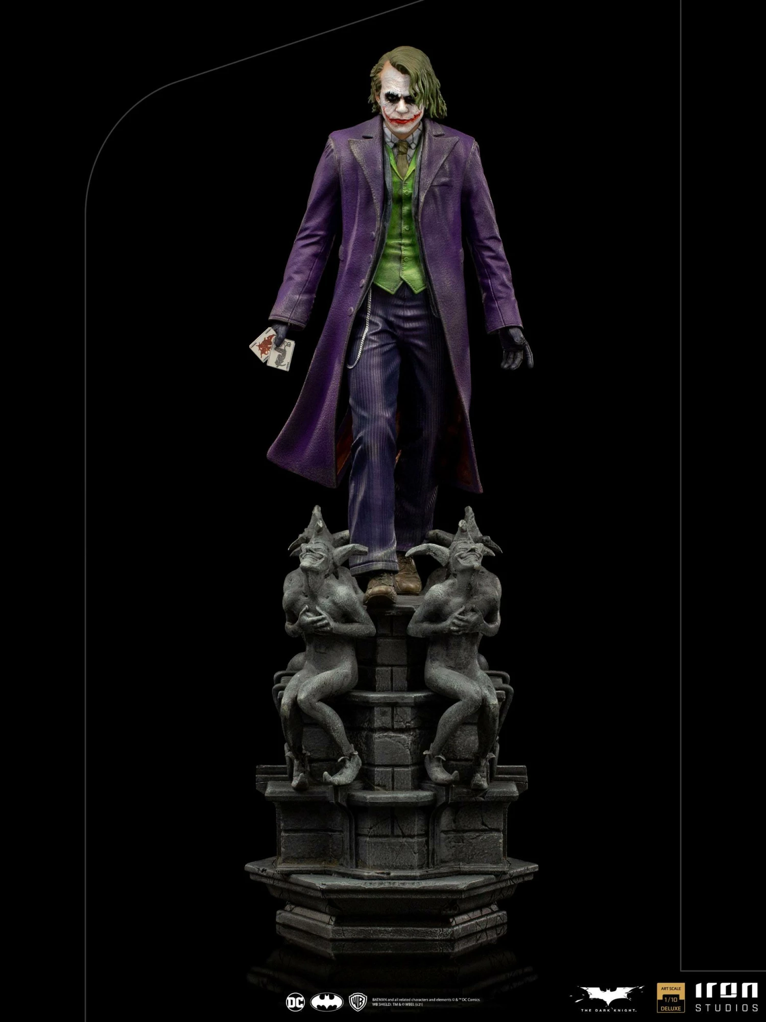 Iron Studios The Dark Knight Deluxe 1/10 Scale Statue The Joker *Exclusive - Image 13