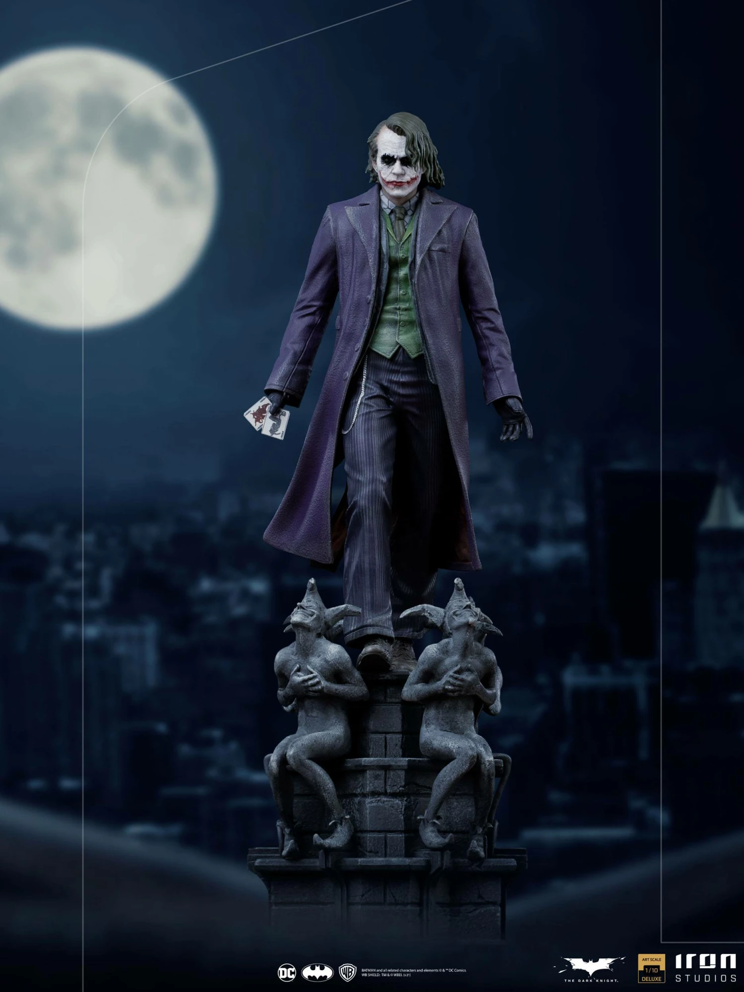 Iron Studios The Dark Knight Deluxe 1/10 Scale Statue The Joker *Exclusive - Image 2