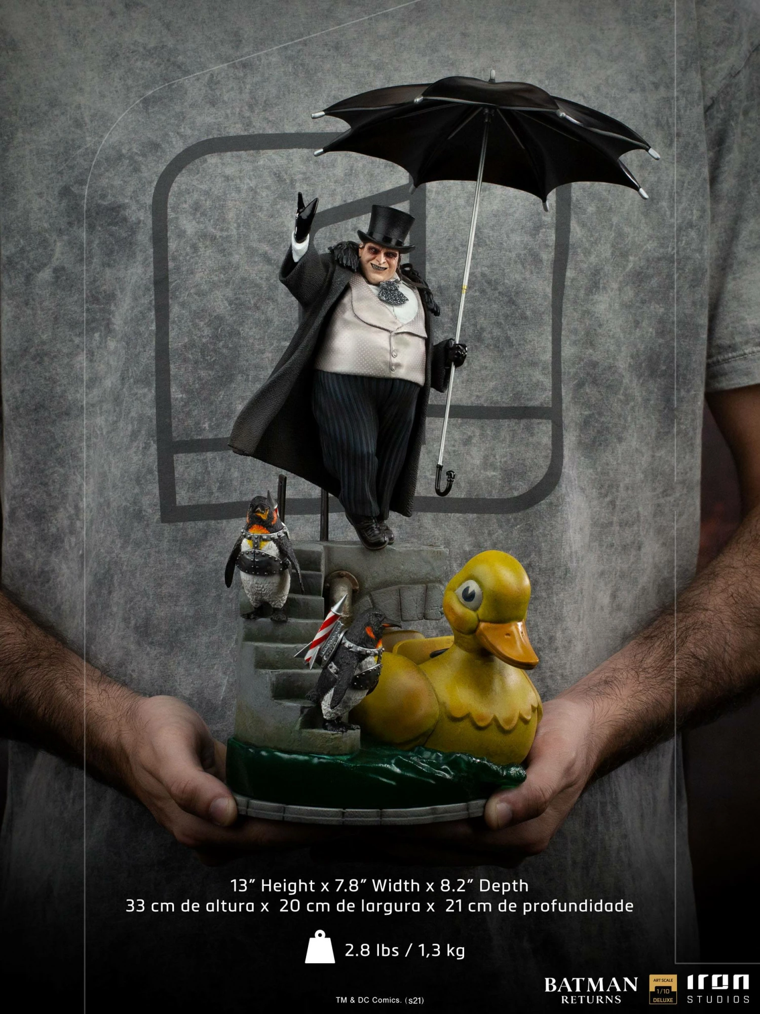 Iron Studios DC Comics Batman Returns 1:10 Scale Deluxe Penguin Figure - Image 2
