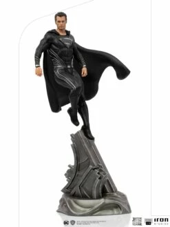 Iron Studios Zack Snyder's Justice League Art Scale Statue 1/10 Superman Black Suit 30 Cm