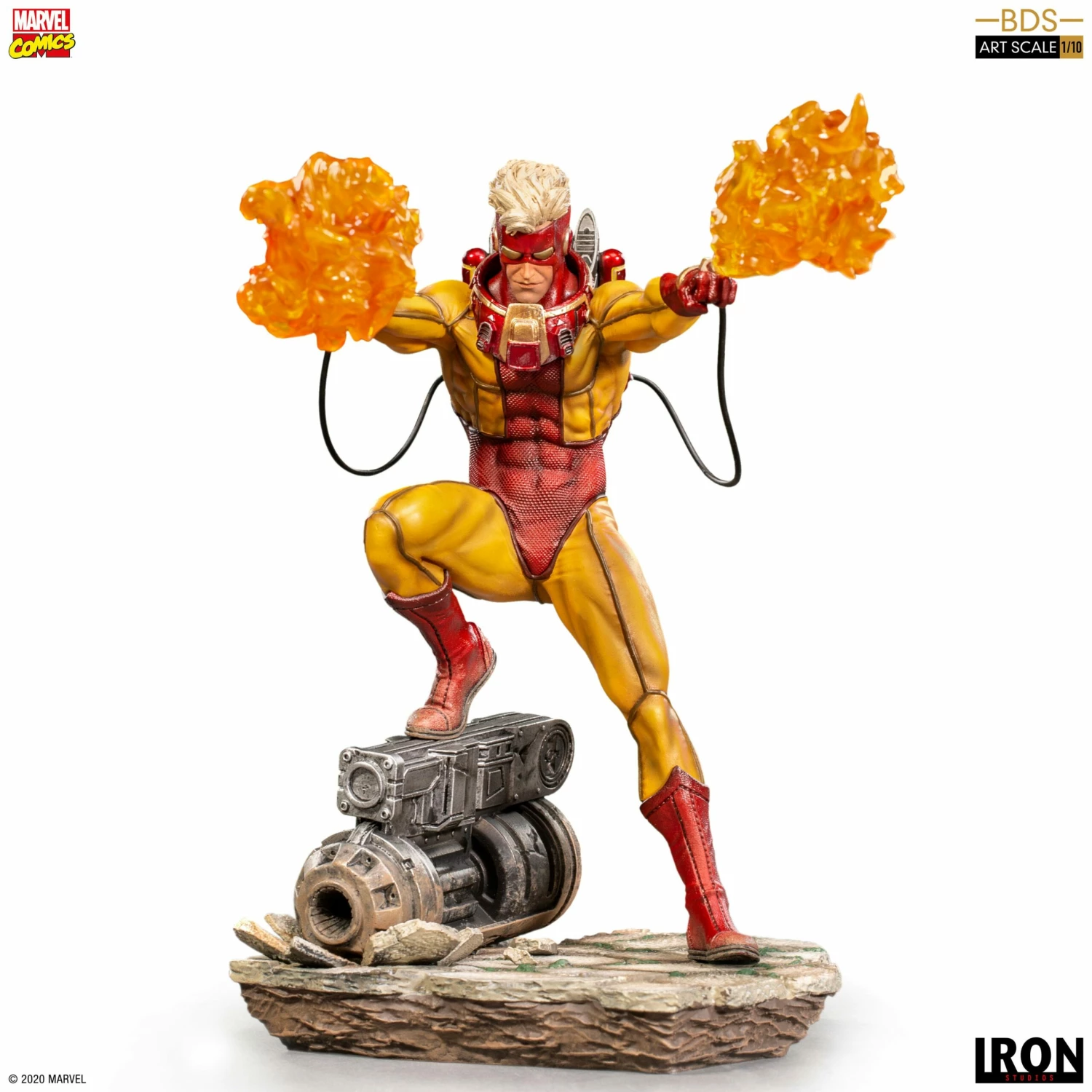 Iron Studios Marvel Comics BDS Art Scale Statue 1/10 Pyro 19 Cm